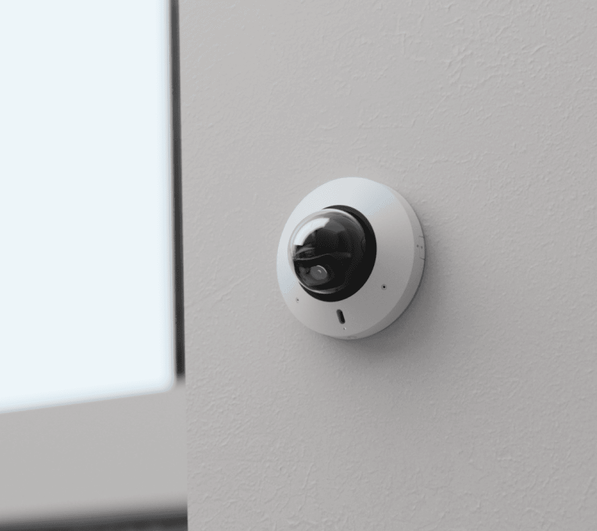 G6 Mini Dome gemonteerd in een binnenruimte