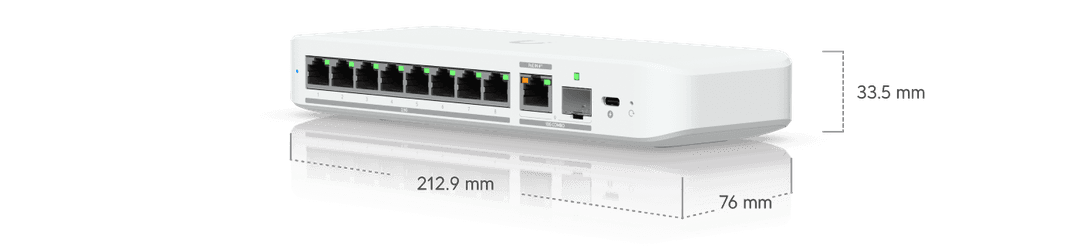 Flex Pro 5g Router UniFi Flex 2.5G - Tech Specs