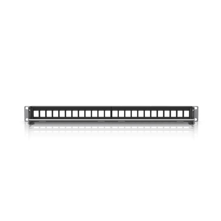 Keystone Ba 24-Port Blank Keystone Patch Panel - Ubiquiti Store