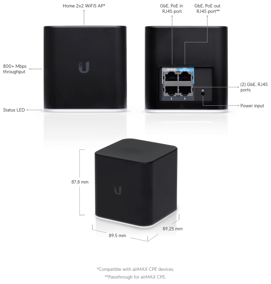 Aircuben airCube Home WiFi Access Point - Ubiquiti Store